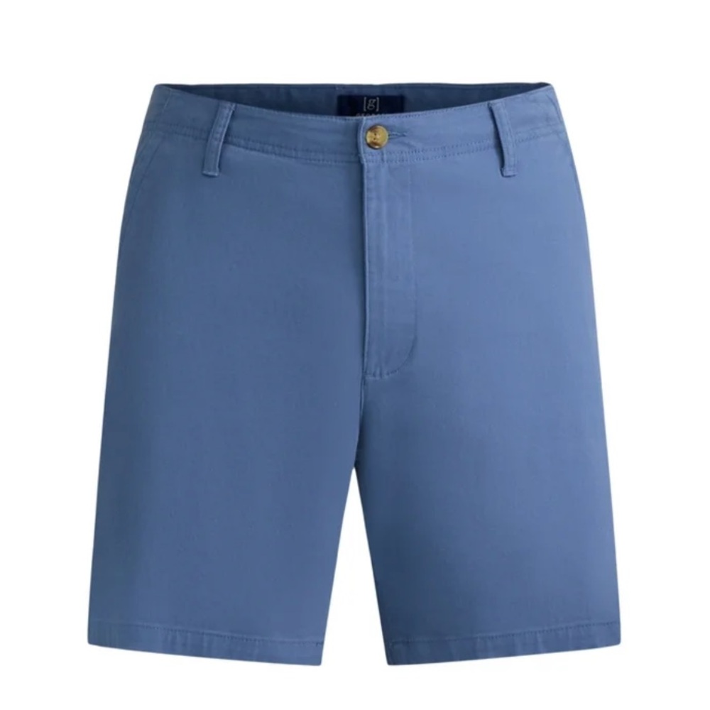 Mens Member’s Mark Everyday Flat Front 9” Shorts - Blue